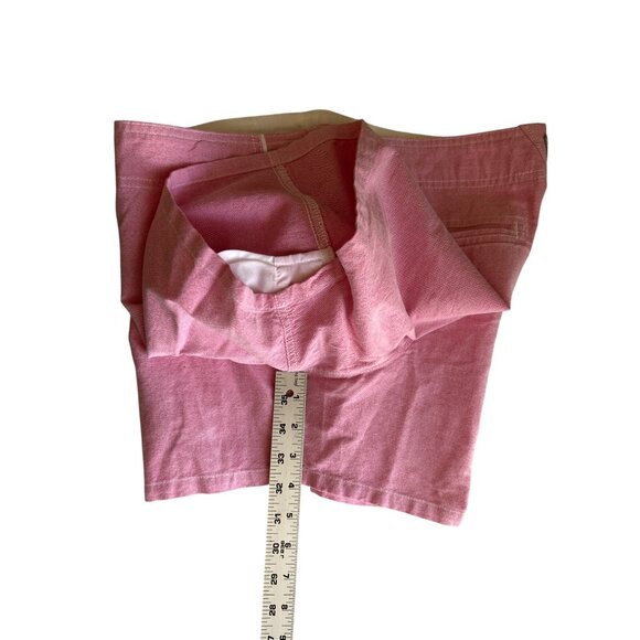 Columbia PFG Womens Pink Cotton Casual Shorts Size 14 With Pockets 4” Inseam - Picture 8 of 9